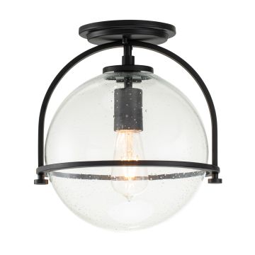 Lampă de tavan SOMERSET QN-SOMERSET-F-C-BK 1x60W/E27 de la Quintiesse
