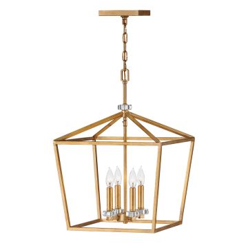 Lampă cu pendul STINSON QN-STINSON-4P-L-DBR 4x60W/E14 de la Quintiesse