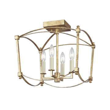 Lampă de tavan THAYER QN-THAYER-SF-ADB 4x40W/E14 de la Quintiesse