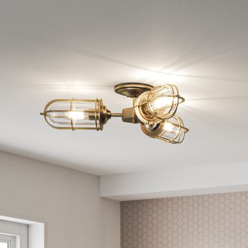 Lampă de tavan URBAN QN-URBANREST-3SF 3x60W/E27 IP44 de la Quintiesse