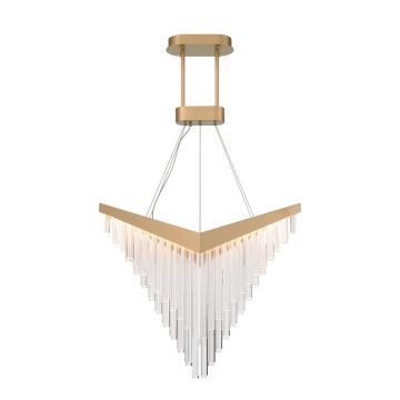Lampă cu pendul Vivien QN-VIVIEN-P-L-BG 3000K 1x40W/LED 900lm IP20 de la Quintiesse