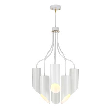 Candelabru QUINTO WHITE QUINTO6-WAB 6x60W/E27 de la Elstead Lighting