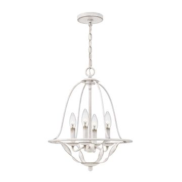 Lampă cu pendul Bradbury QZ-BRADBURY-4P-AWH 4x40W/E14 de la Quoizel