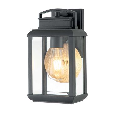 Aplique de perete Byron QZ-BYRON-S-GR 1x100W/E27 IP44 de la Quoizel