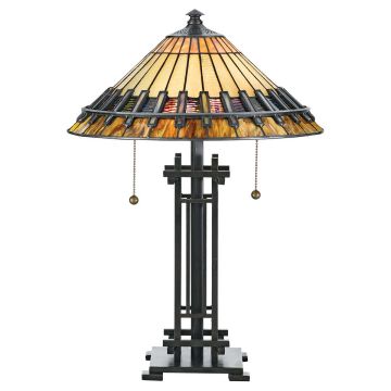 Lampă de masă CHASTAIN QZ-CHASTAIN-TL 2x60W/E27 de la Quoizel