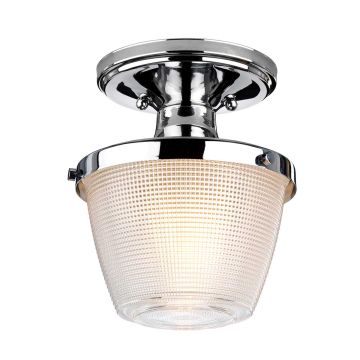Lampă de tavan DUBLIN QZ-DUBLIN-SF-PC 1x60W/E27 IP44 de la Elstead Lighting