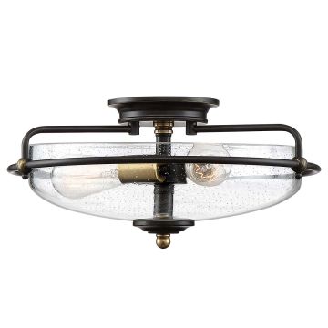 Lustră de tavan Griffin QZ-GRIFFIN-F-C-PNAB 3x60W/E27 de la Quoizel