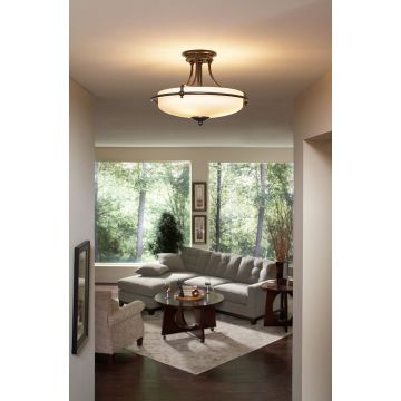 Lampă de tavan GRIFFIN QZ-GRIFFIN-SFM-PN 4x60W/E27 de la Quoizel