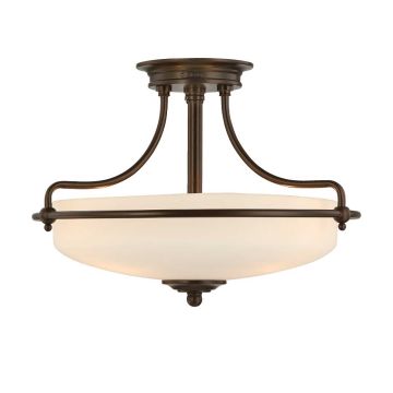 Lampă de tavan GRIFFIN QZ-GRIFFIN-SFS-PN 3x60W/E27 de la Quoizel