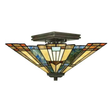 Lampă de tavan INGLENOOK QZ-INGLENOOK-SF 2x60W/E27 de la Quoizel