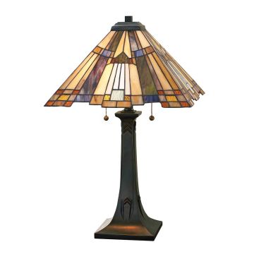 Lampă de masă INGLENOOK QZ-INGLENOOK-TL 2x60W/E27 de la Quoizel
