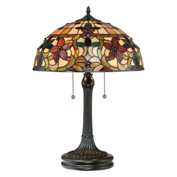 Lampă de masă KAMI QZ-KAMI-TL 2x60W/E27 de la Quoizel