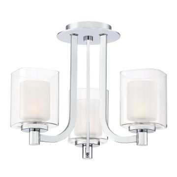 Lustră de tavan Kolt QZ-KOLT-SF-PC-BATH 3x3.5W/G9 IP44 de la Quoizel