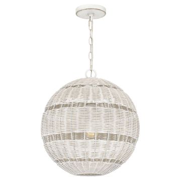 Lampă cu pendul Lindendale QZ-LINDENDALE-P-AWH 1x60W/E27 IP44 de la Quoizel