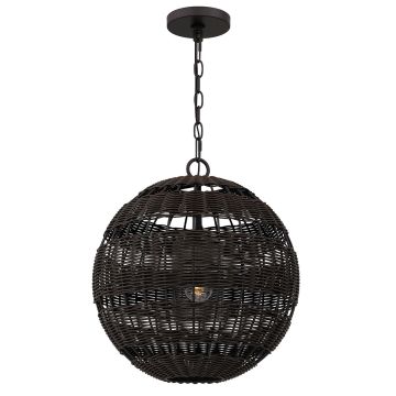 Lampă cu pendul Lindendale QZ-LINDENDALE-P-WT 1x60W/E27 IP44 de la Quoizel