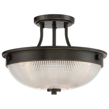 Lampă de tavan MANTLE QZ-MANTLE-SF-PN 2x60W/E27 de la Quoizel