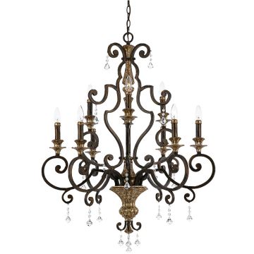 Candelabru MARQUETTE QZ-MARQUETTE9 9x60W/E14 de la Quoizel