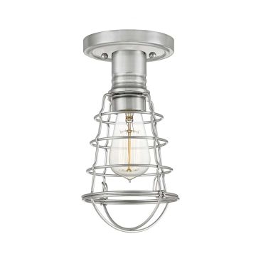 Lustră de tavan Mixon QZ-MIXON-SF-BN 1x60W/E27 de la Quoizel