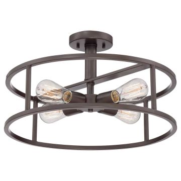 Lampă de tavan NEW HARBOR QZ-NEW-HARBOR-SF 4x60W/E27 de la Quoizel