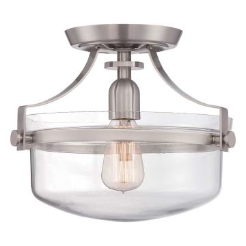 Lampă de tavan PENN STATION QZ-PENN-STATION-F-BN 1x60W/E27 de la Quoizel