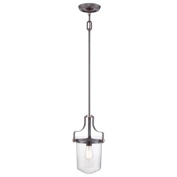 Lampă cu pendul PENN STATION QZ-PENN-STATION-S-WT 1x60W/E27 de la Quoizel