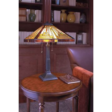 Lampă de masă STEPHEN QZ-STEPHEN-TL 2x60W/E27 de la Quoizel