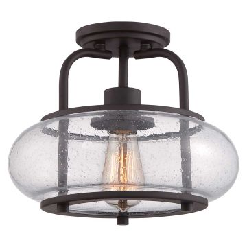 Lampă de tavan TRILOGY QZ-TRILOGY-SF-S 1x60W/E27 de la Quoizel