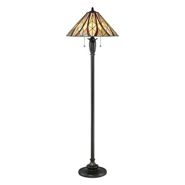 Lampă de podea VICTORY & HOLMES QZ-VICTORY-FL 2x60W/E27 de la Elstead Lighting