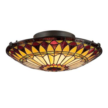 Lustră de tavan WEST END QZ-WEST-END-F 2x75W/E27 de la Quoizel