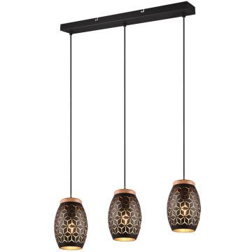 Lampă cu pendul BIDAR R31573080 3x28w/e27 ip20 de la Trio