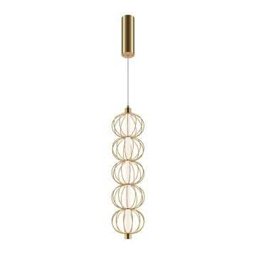 Lampă cu pendul Golden Cage MOD216PL-L10G3K 3000K 1x17W/LED 1050lm IP20 de la Maytoni