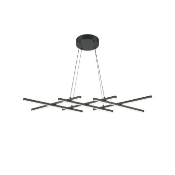 Lampă cu pendul Halo MOD244PL-L50BK 1x40W/LED 800lm IP20 de la Maytoni