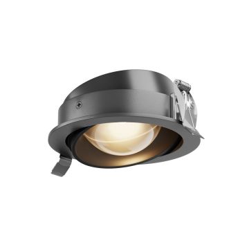 Lumină îngropată deasupra plafonului Lens DL105-12W3K-B 3000K 1x12W/LED 760lm IP44 de la Maytoni