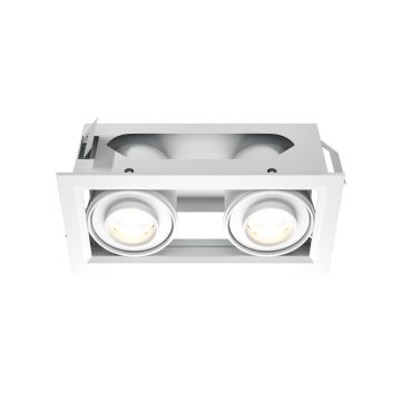 Lumină îngropată deasupra plafonului Metal Modern DL093-02-10W3K-W 3000K 1x20W/LED 1450lm IP20 de la Maytoni