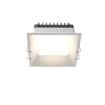 Lumină îngropată deasupra plafonului Okno DL056-12W3-4-6K-W 1x12W/LED 820lm IP44 de la Maytoni