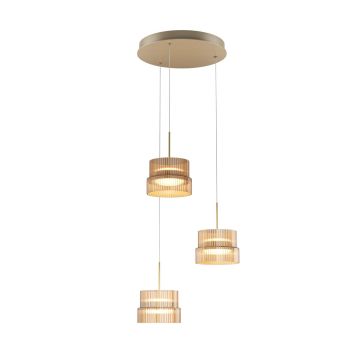 Lampă cu pendul Scala MOD496PL-L33BZK 3000K 3x33W/LED 3650lm IP20 de la Maytoni