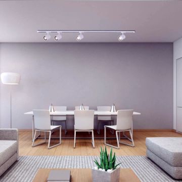Proiector de șină Tokio LP-787/1R WH 1x50W/GU10 IP20 de la Light Prestige