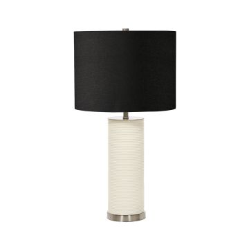 Lampă de masă Ripple RIPPLE-TL-WHT-B 1x60W/E27 de la Elstead Lighting