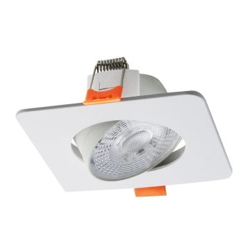 Lumină îngropată deasupra plafonului Plus LP-1506/1RS WH Square 3000K|4000K|6000K 1x7W/LED IP20 de la Light Prestige
