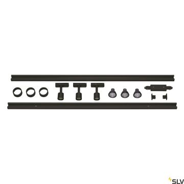 Proiector de șină 1F TRACK SET 143190 3x4.3W/GU10 2956LM IP20 de la SLV