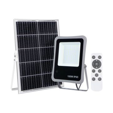 Lampă solară Bares SLR-73142-100W 4000K 1x100W/LED 977lm IP65 de la Italux