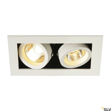 Lumină îngropată deasupra plafonului KADUX 115521 2x50W/GU10 IP20 de la SLV