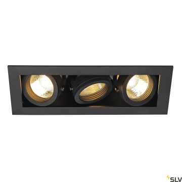 Lumină îngropată deasupra plafonului KADUX 115530 3x50W/GU10 IP20 de la SLV