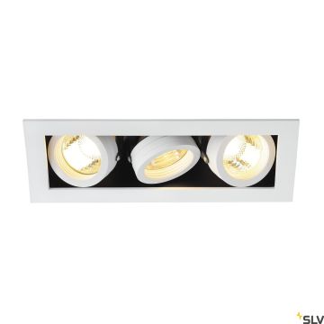 Lumină îngropată deasupra plafonului KADUX 115531 3x50W/GU10 IP20 de la SLV