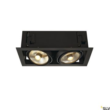 Lumină îngropată deasupra plafonului KADUX 115550 2x75W/GU10/ES111 IP20 de la SLV