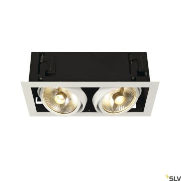 Lumină îngropată deasupra plafonului KADUX 115551 2x75W/GU10/ES111 IP20 de la SLV