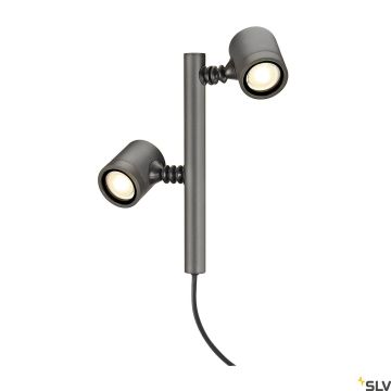 Lampă de podea MYRA 233185 2x4.5W/GU10 IP44 de la SLV