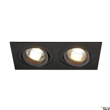 Lumină îngropată deasupra plafonului NEW TRIA 113492 2x50W/GU10 IP20 de la SLV