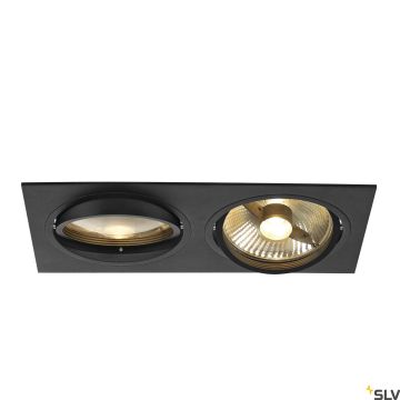 Lumină îngropată deasupra plafonului NEW TRIA 113840 2x75W/GU10/ES111 IP20 de la SLV