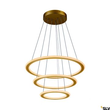 Lampă cu pendul ONE FLAT 1007703 2700K|3000K 3x58W/LED 3500lm/3700lm IP20 de la SLV